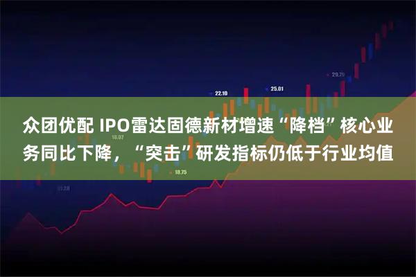 众团优配 IPO雷达固德新材增速“降档”核心业务同比下降，“突击”研发指标仍低于行业均值